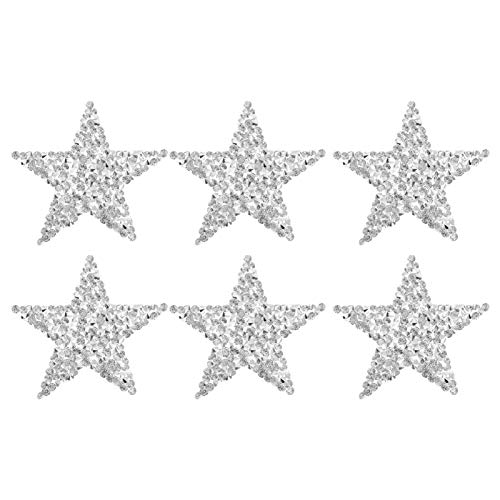 Veemoon 4 Stück Stern Patches Silberne Aufnäher mit Selbstkleber für Kleidung DIY Bastelprojekte Dekorative Strass Applikationen für Reparaturen und Kreative Designs Veemoon 4 Stück Stern Patches Silberne Aufnäher mit Selbstkleber für Kleidung DIY Bastelprojekte Dekorative Strass Applikationen für Reparaturen und Kreative Designs von Veemoon