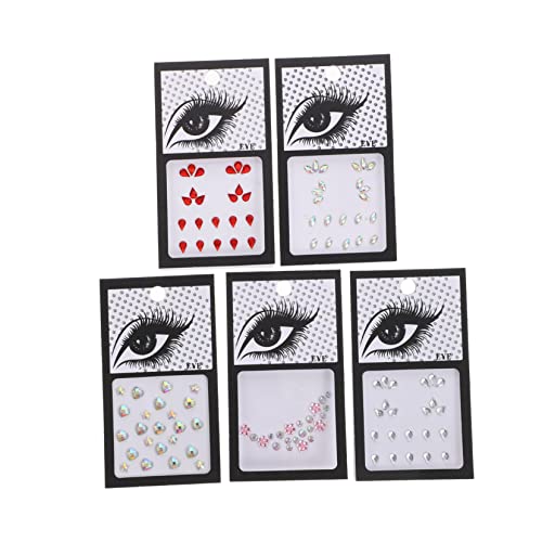 Veemoon 5 Blätter Selbstklebende Set Strasssteine für Gesicht und Körper Vielseitige Flat Back Kristallsteine Verschiedenen Formen für DIY Nail Art Make Up Textilien und Bastelprojekte Veemoon 5 Blätter Selbstklebende Set Strasssteine für Gesicht und Körper Vielseitige Flat Back Kristallsteine Verschiedenen Formen für DIY Nail Art Make Up Textilien und Bastelprojekte von Veemoon