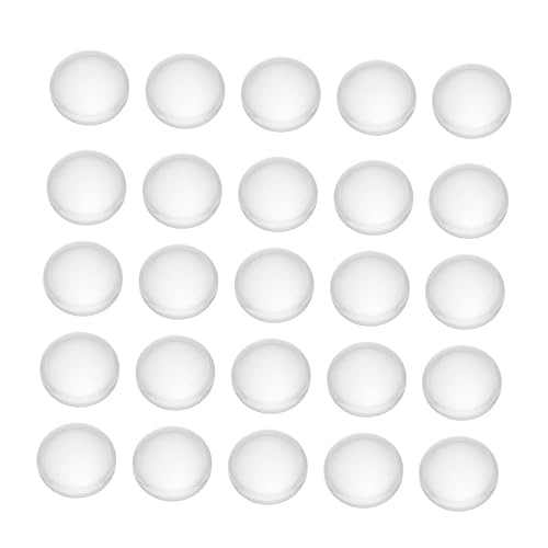 Veemoon 50 Stück Glasfleck Perlen Herstellung Reiz Schmuckzubehör Glas schnappt Edelsteinglas Porzellan-Cabochons Cabochons aus Glas Weiß Veemoon 50 Stück Glasfleck Perlen Herstellung Reiz Schmuckzubehör Glas schnappt Edelsteinglas Porzellan-Cabochons Cabochons aus Glas Weiß von Veemoon