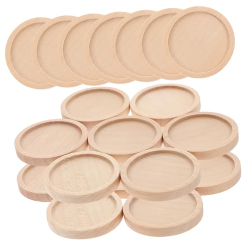 Veemoon 50 Stück Holzbodenhalterung khaki Lünette Tablett rund Herstellung Größe Form Bausätze für Vintage-Tablett groß runder Bastelsockel Anhänger Tabletts Basen Hölzern Veemoon 50 Stück Holzbodenhalterung khaki Lünette Tablett rund Herstellung Größe Form Bausätze für Vintage-Tablett groß runder Bastelsockel Anhänger Tabletts Basen Hölzern von Veemoon