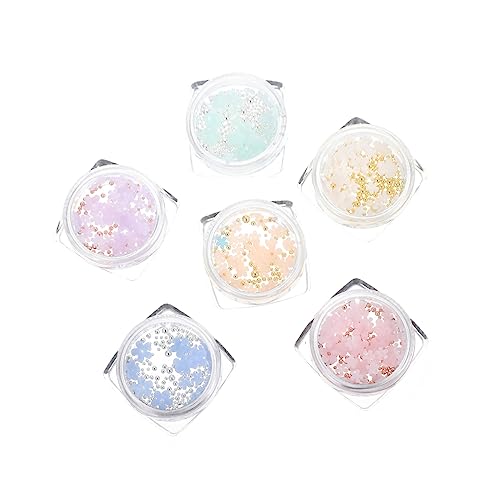 Veemoon 6 Boxen Boxen Nail Ornaments mit Farbwechsel Resin Nagel Charms für Nail Art DIY Langlebige und Sichere Nageldekoration für Frauen und Künstliche Nägel Veemoon 6 Boxen Boxen Nail Ornaments mit Farbwechsel Resin Nagel Charms für Nail Art DIY Langlebige und Sichere Nageldekoration für Frauen und Künstliche Nägel von Veemoon