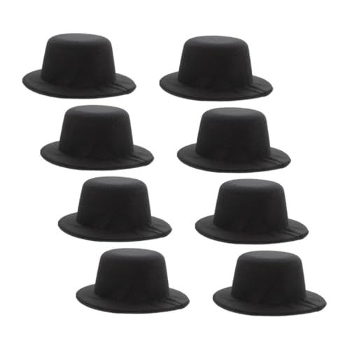 Veemoon 8 Stück Teiliges Mini Hüte Schwarz Stilvolle Miniatur Partyaccessoires für DIY Bastelprojekte Kompakte Puppenhüte für Figuren Langlebige Dekoration für Feiern und Weihnachten Veemoon 8 Stück Teiliges Mini Hüte Schwarz Stilvolle Miniatur Partyaccessoires für DIY Bastelprojekte Kompakte Puppenhüte für Figuren Langlebige Dekoration für Feiern und Weihnachten von Veemoon