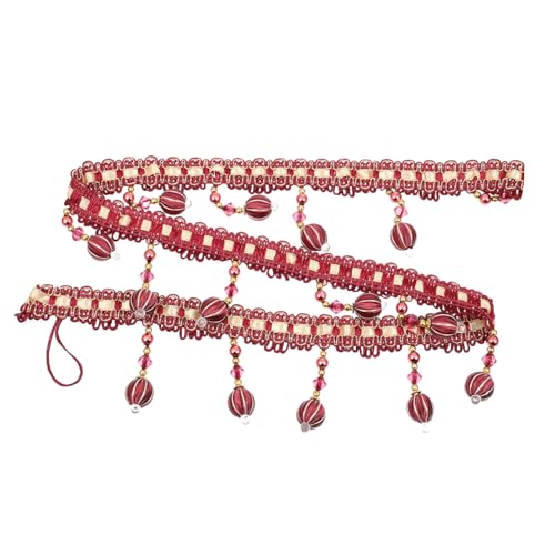 Veemoon Diy Vorhang Zubehör mit Perlenquasten Beaded Trim für Hochzeitsdekoration Tischdecken und Mehr Langlebiges Seidenmaterial und Platzsparend Veemoon Diy Vorhang Zubehör mit Perlenquasten Beaded Trim für Hochzeitsdekoration Tischdecken und Mehr Langlebiges Seidenmaterial und Platzsparend von Veemoon