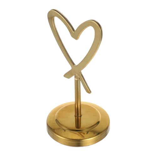 Veemoon Herzform Tischkartenhalter Multifunktionaler Memo Clip für Hochzeiten Restaurants Partys Stabiler Notizenhalter aus Langlebigem Material Veemoon Herzform Tischkartenhalter Multifunktionaler Memo Clip für Hochzeiten Restaurants Partys Stabiler Notizenhalter aus Langlebigem Material von Veemoon