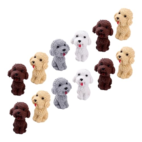 Veemoon Mini Hund Radiergummi Set - 24PCS Figuren Für - Ideal Als Party Favors Oder Für Den Einsatz Im Klassenzimmer Perfektes Zubehör Für Hundethemengeburtstagsfeiern Und Kreative von Veemoon