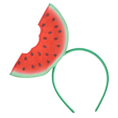 Veemoon Niedlicher Wassermelonen-Haarreifen Wassermelonen-Design-Haarband Obst-Haarschmuck Für Diy-Partyzubehör von Veemoon