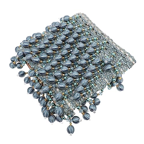 Veemoon Perlenquaste Vorhang Dekoration Beaded Fringe Trim für Vorhänge Diy Bastelbedarf Polyesterseide für Hochzeitsdekorationen und Wohnraumgestaltung Veemoon Perlenquaste Vorhang Dekoration Beaded Fringe Trim für Vorhänge Diy Bastelbedarf Polyesterseide für Hochzeitsdekorationen und Wohnraumgestaltung von Veemoon