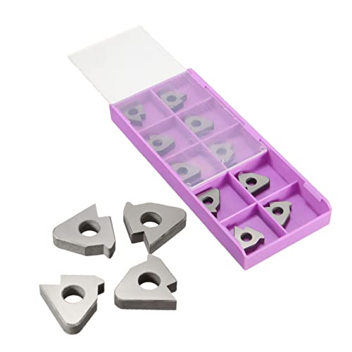 Veemoon Satz 10 CNC -Kohlenstoffmetallklinge cuttermesser klingen Hartmetalleinsätze Carbide Drehbits Carbid -Dreheinsätze für Metall Carbid -Einsätze drehen Einsatz Silver Veemoon Satz 10 CNC -Kohlenstoffmetallklinge cuttermesser klingen Hartmetalleinsätze Carbide Drehbits Carbid -Dreheinsätze für Metall Carbid -Einsätze drehen Einsatz Silver von Veemoon