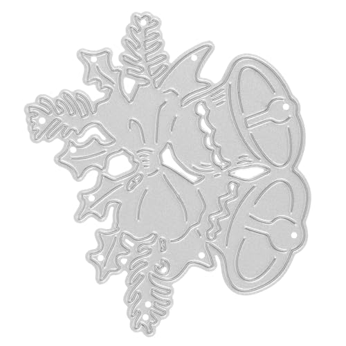 Veemoon Weihnachtsglocken Stanzform Kohlenstoffstahl DIY Bastelwerkzeug für Grußkarten Scrapbooking Albumgestaltung mit Komfortablem Handgefühl und Glatter Oberfläche Veemoon Weihnachtsglocken Stanzform Kohlenstoffstahl DIY Bastelwerkzeug für Grußkarten Scrapbooking Albumgestaltung mit Komfortablem Handgefühl und Glatter Oberfläche von Veemoon