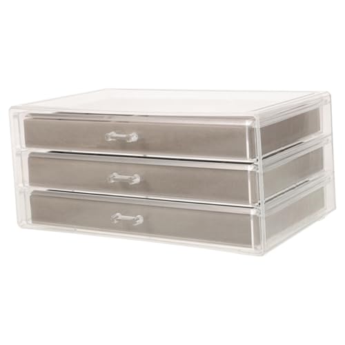 Veemoon mehrschichtige Schmuckschatulle Fächer Schlüssel Aufbewahrungsboxen nützlicher Schmuck-Organizer praktischer Schmuck Organizer Ohrringhalter Schmuckhalter Acryl Veemoon mehrschichtige Schmuckschatulle Fächer Schlüssel Aufbewahrungsboxen nützlicher Schmuck-Organizer praktischer Schmuck Organizer Ohrringhalter Schmuckhalter Acryl von Veemoon