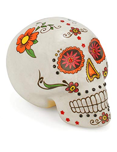 DEGUISE TOI Deko bunter Schädel Dia de los Muertos - Bunt von Vegaoo