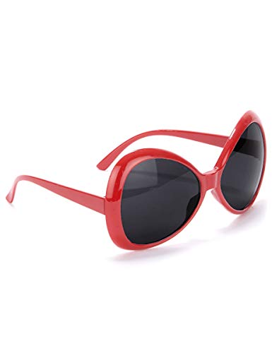 DEGUISE TOI 70er Disco Brille in rot für Erwachsene - Rot von DEGUISE TOI