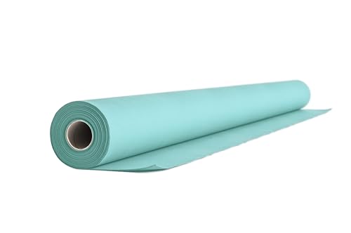 VelaHub Airlaid Tischdeckenrolle 1,2m x 24m, Hochwertige, Stoffähnlich, Einweg, Mint Blau von VelaHub