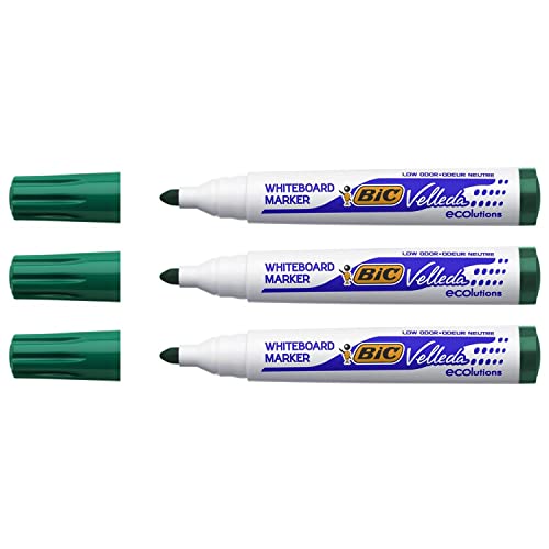 BIC 904940 - Bic Velleda Whiteboard Marker 1701 Green 904940 (PK12) von Velleda