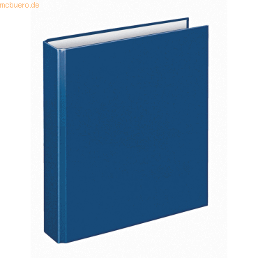 Veloflex Ringbuch Basic A5 PP kaschiert 4-D-Ring-Mechanik 25mm blau von Veloflex