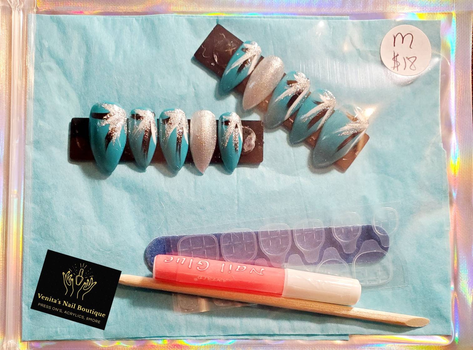 Personalisiertes Press On Nail Set von VenitasNailBoutique