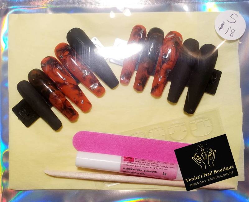 Personalisiertes Press On Nail Set von VenitasNailBoutique