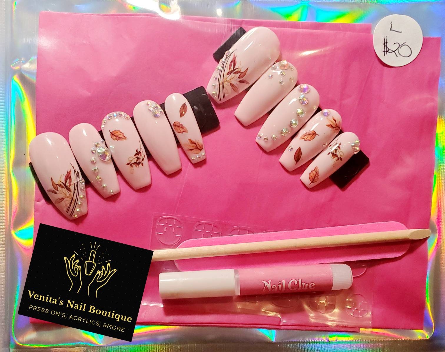 Personalisiertes Press On Nail Set von VenitasNailBoutique