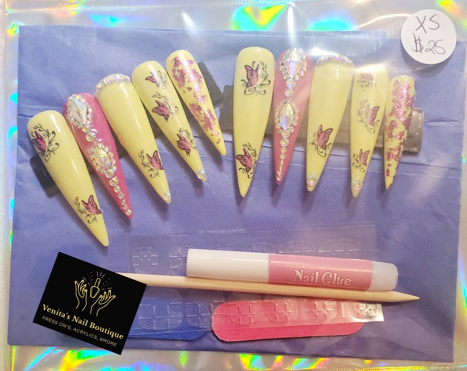 Personalisiertes Press On Nail Set von VenitasNailBoutique