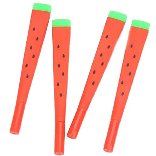 Vepoty Früchte-Gelstift, 4 Stück, Kawaii-Wassermelonen-Stift, zum Schreiben, Signieren, Kugelschreiber, Studenten-Briefpapier für Schule, Büro von Vepoty