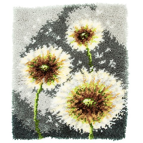 Knüpfteppich "Pusteblume", 43 x 54 cm von Verachtert