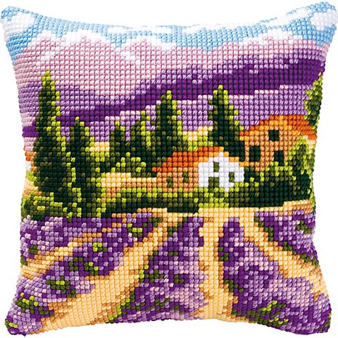 Kreuzstichkissen "Provence" von Verachtert