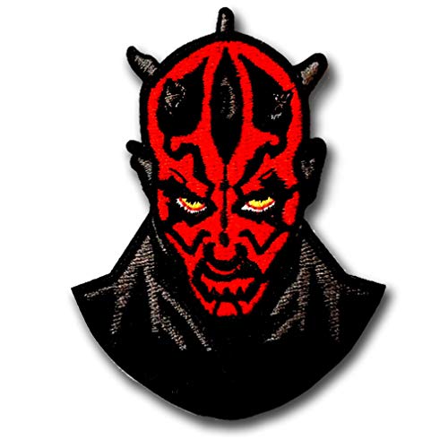 Verani Darth Maul Patch Embroidered Iron on Logo Symbol Emblem Assault Stormtrooper R2D2 c-3po Walker Imperial ATAT at-at Jedi Order Tactical Rebel Alliance Galactic Republic von Verani Shop