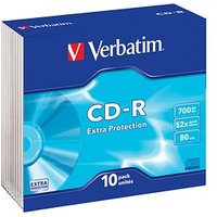 10 verbatim CD-R 700 MB von Verbatim