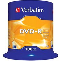 100 verbatim DVD-R 4,7 GB von Verbatim