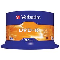 50 verbatim DVD-R 4,7 GB von Verbatim