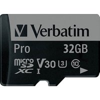 verbatim Speicherkarte microSDHC/SDXC-Card Pro 128 GB von Verbatim