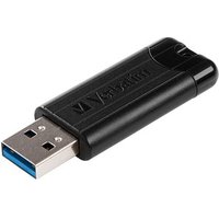 verbatim USB-Stick PinStripe 3.0 schwarz 256 GB von Verbatim