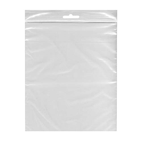 1-PACK Druckverschlussbeutel 180 x 250 mm mit Eurolochung, 100 Stück von Verpackungsteam