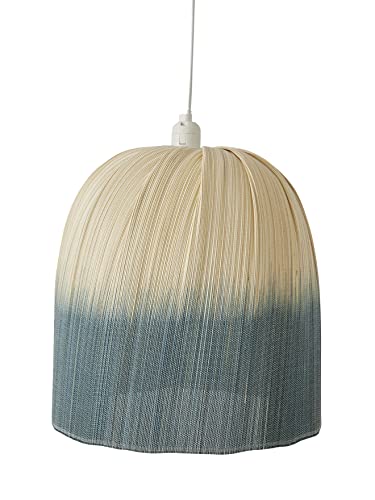 VERTBAUDET Kinder Lampenschirm aus Bambus mit Farbverlauf beige/blaugrau ONE SIZE von Vertbaudet