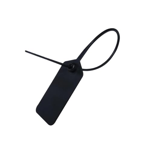 100 Stück Sicherheitssiegeletiketten aus Kunststoff mit Markenlogo für Container-LKWs, Schuhe, Kleidung, Länge 285mm 100 Stück Sicherheitssiegeletiketten aus Kunststoff mit Markenlogo für Container-LKWs, Schuhe, Kleidung, Länge 285mm von Veruying