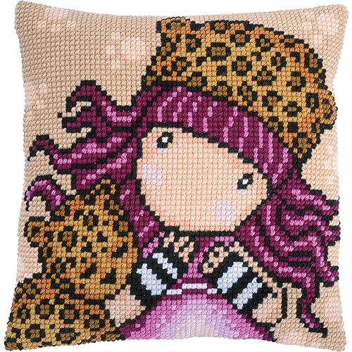 VERVACO Kreuzstich Stickpackungen Kissen Stickerei Set Anfänger Vorgedruckt Gorjuss Purrrrrfect Love DIY Set Kreativ Set Für Erwachseneca. 40 x 40 cm Bastelset Handwerker Haus Dekoration VERVACO Kreuzstich Stickpackungen Kissen Stickerei Set Anfänger Vorgedruckt Gorjuss Purrrrrfect Love DIY Set Kreativ Set Für Erwachseneca. 40 x 40 cm Bastelset Handwerker Haus Dekoration von Vervaco