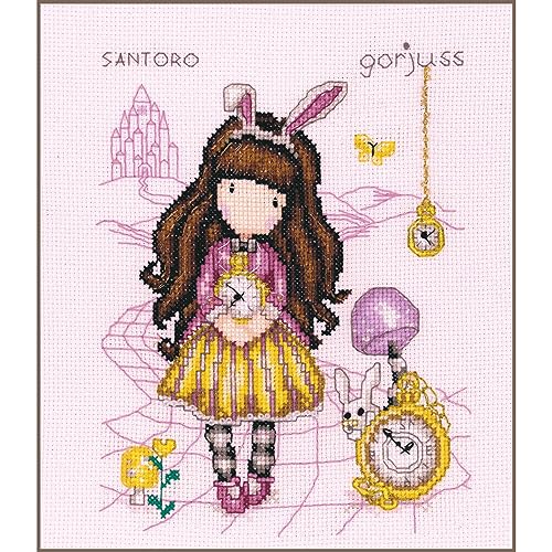 Vervaco Kreuzstich-Zählmuster-Set, komplettes Gemälde-Set, GORJUSS Just One Second, Stickerei, Hobby, Kreativ, Haus, Dekoration, Geschenk, DIY, ca. 19 x 23 cm, Counted Cross Stitch Embroidery von Vervaco