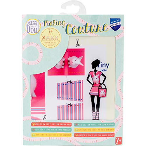 Vervaco Outfit Making Set: Tiny Rabbit PN-0164633 fits Any 29cm Fashion doll von Vervaco