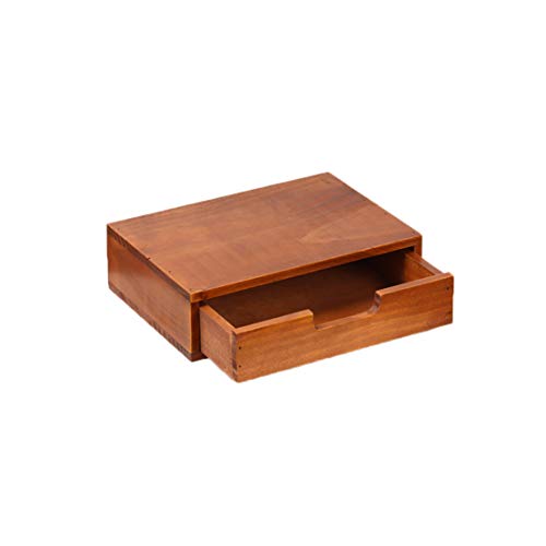 Verve Jelly Desktop Aufbewahrung mit Schubladen Holz Mini schubladenbox 1 Stöckig, Vintage aufbewahrungsbox Kosmetik Holzbox mit Schubfach Organizer Holz Tischkommode zur Aufbewahrung von Verve Jelly