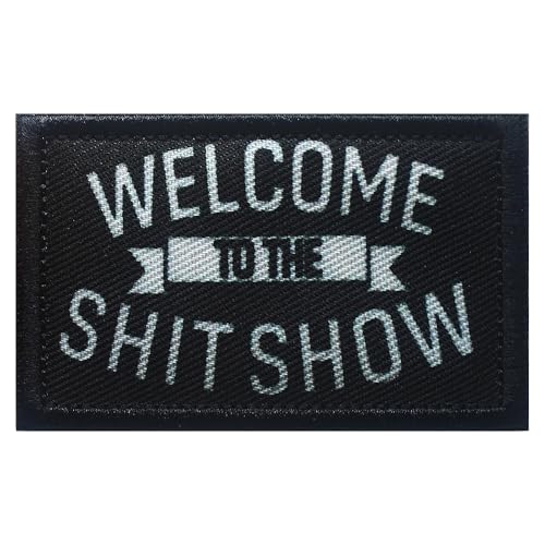 Lustiger Aufnäher, Motiv: Shit Show Supervisor, mit Klettverschluss, für Hemden, Kleidung, Hüte, Rucksack, Applikation (Welcome to The Shit Show) von Veworn