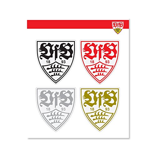 VfB Stuttgart Aufkleber 4er Set von VfB Stuttgart