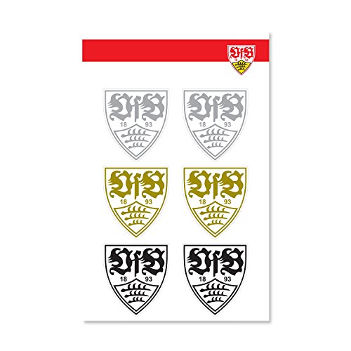 VfB Stuttgart Aufkleber 6er Set von VfB Stuttgart