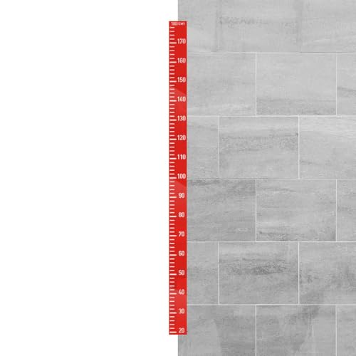 Messlatte für Wachstumsspiegel, Wandspiegel aus Acryl für Wachstumsdiagramm, Heimdekoration mit klaren Skalenmarkierungen für Schlafzimmer, Arbeitszimmer, von Vgvgaj