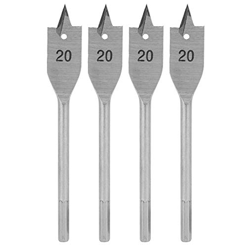 4Pcs Flat Wood Drill Bits Replacement High Carbon Steel Woodworking Hole Opening Drilling Tool Set,20mm von ViaGasaFamido