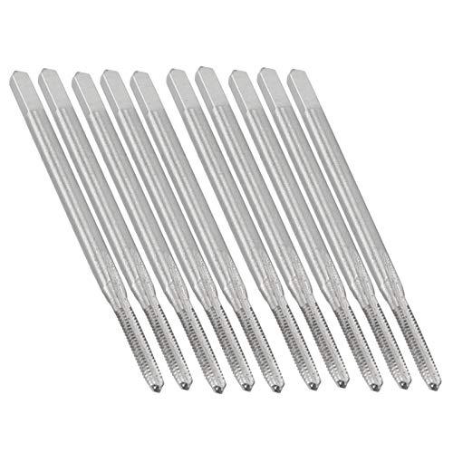 Gerade Flöte Tippbohrmaschine, 10pcs Tap -Bohrer Gerade Flöte Hochgeschwindigkeit Stahlboden Hardware -Werkzeuge M2 W6542 für Edelstahl -Eisen, Düsen, Düsen von ViaGasaFamido