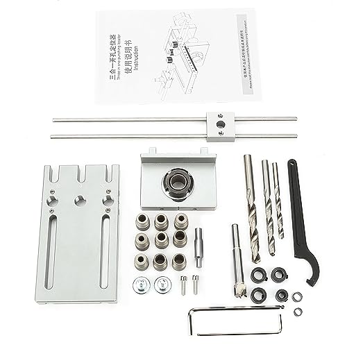 Holz Dübel Jig Kit Bohrer Jig Loch Selbstzentrierende Locator Guide Buchsen Set Holzbearbeitungsgelenke Werkzeuge Bohrer von ViaGasaFamido