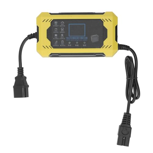 Intelligentes Batterieladegerät, Impuls-Reparatur-Ladegerät, Ladeimpuls-Reparatur, Kfz-Batterie-Erhaltungsgerät, 110–220 V, 50–400 W, für Elektrofahrzeuge mit Drei Löchern, von ViaGasaFamido