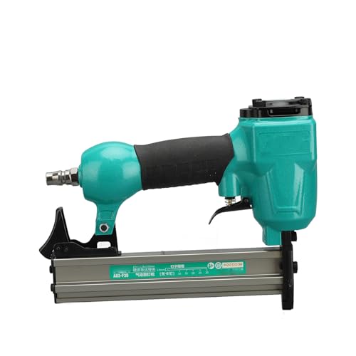 Luftnagelhange, Pneumatischer Brad Nailer Tragbarer Pneumatischer Nagelpistole Luft Straight Nailer Pneumatic Stapler Kit Gummi Grip für Schrank, Brad Nailers von ViaGasaFamido