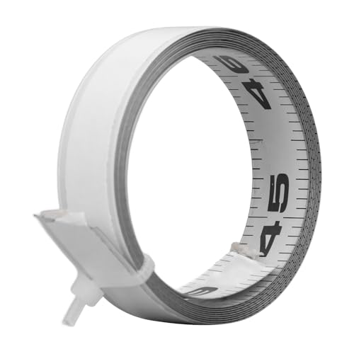 Selbstklebendes Maßband, Werkbank-Lineal, Maßband, 1,2 M, 121,9 Cm, von Links nach Rechts, Klebriges Maßband für Holzbearbeitung, Säge, Zeichentisch von ViaGasaFamido