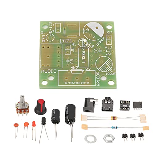 Super Mini LM386 -Verstärker-Kit, Einfach zu Schweißen und zu Debuggen, Einfache Verkabelung, Breite Stromversorgung, Bequem für Stromzufuhr und Fehlerbehebung von ViaGasaFamido